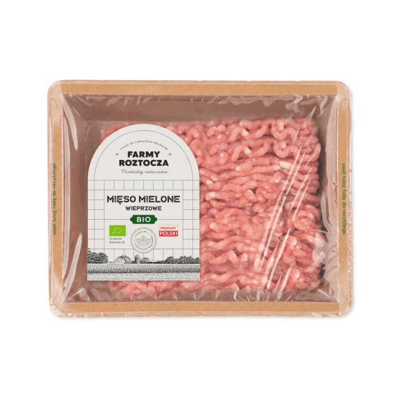 FARMY ROZTOCZA Mięso mielone wieprzowe BIO 300 g