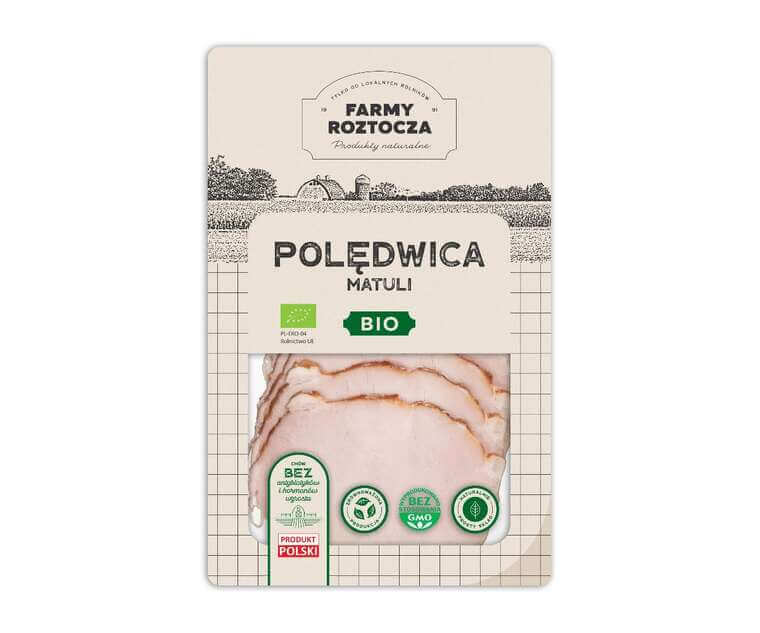 FARMY ROZTOCZA Polędwica Matuli w plastrach BIO 100 g