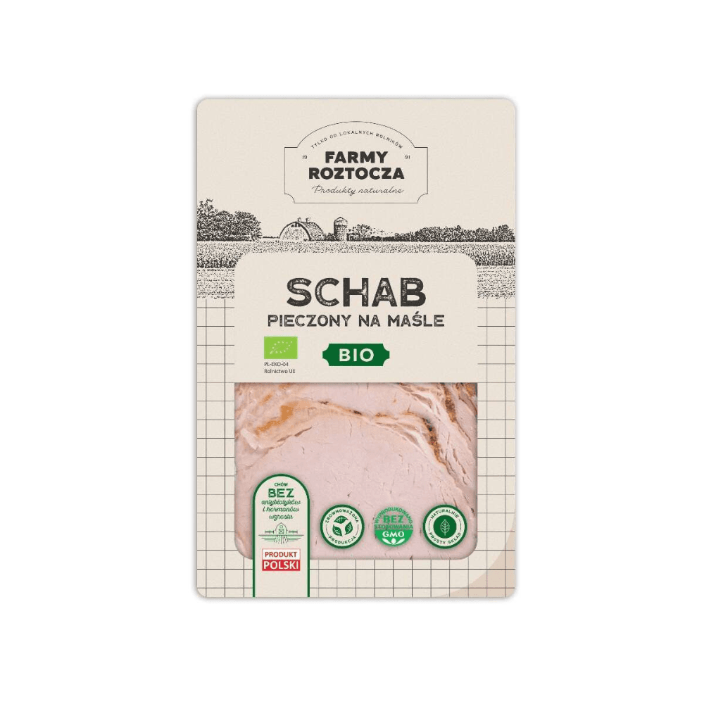 FARMY ROZTOCZA Schab na maśle w plastrach BIO 100 g