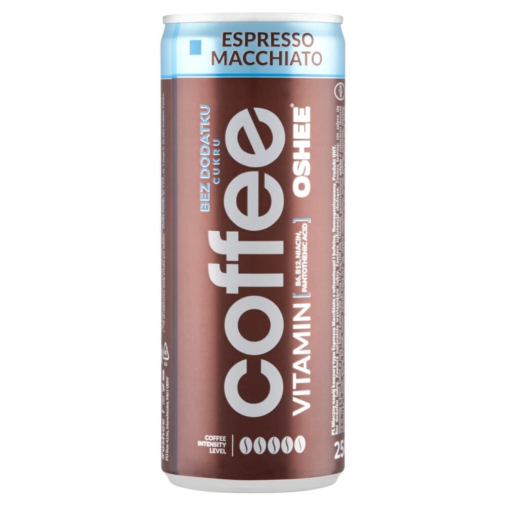 OSHEE COFFEE Napój kawowy Espresso Macchiato bez cukru 250 ml