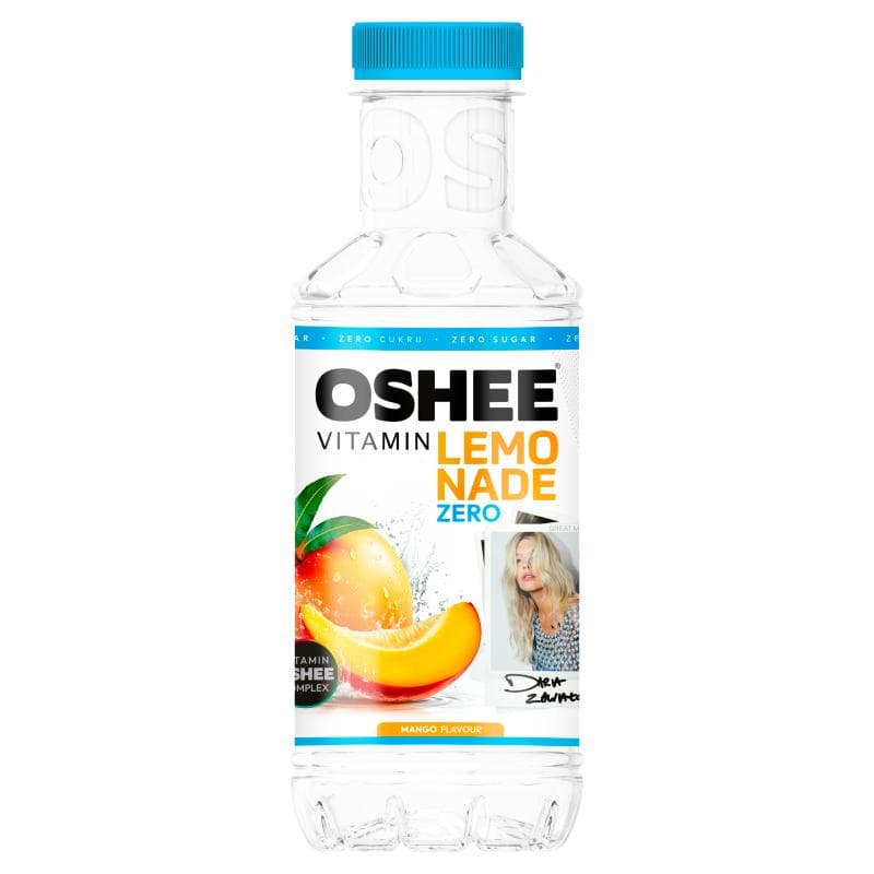OSHEE VITAMIN LEMONADE ZERO Napój niegazowany o smaku mango bez cukru 555 ml