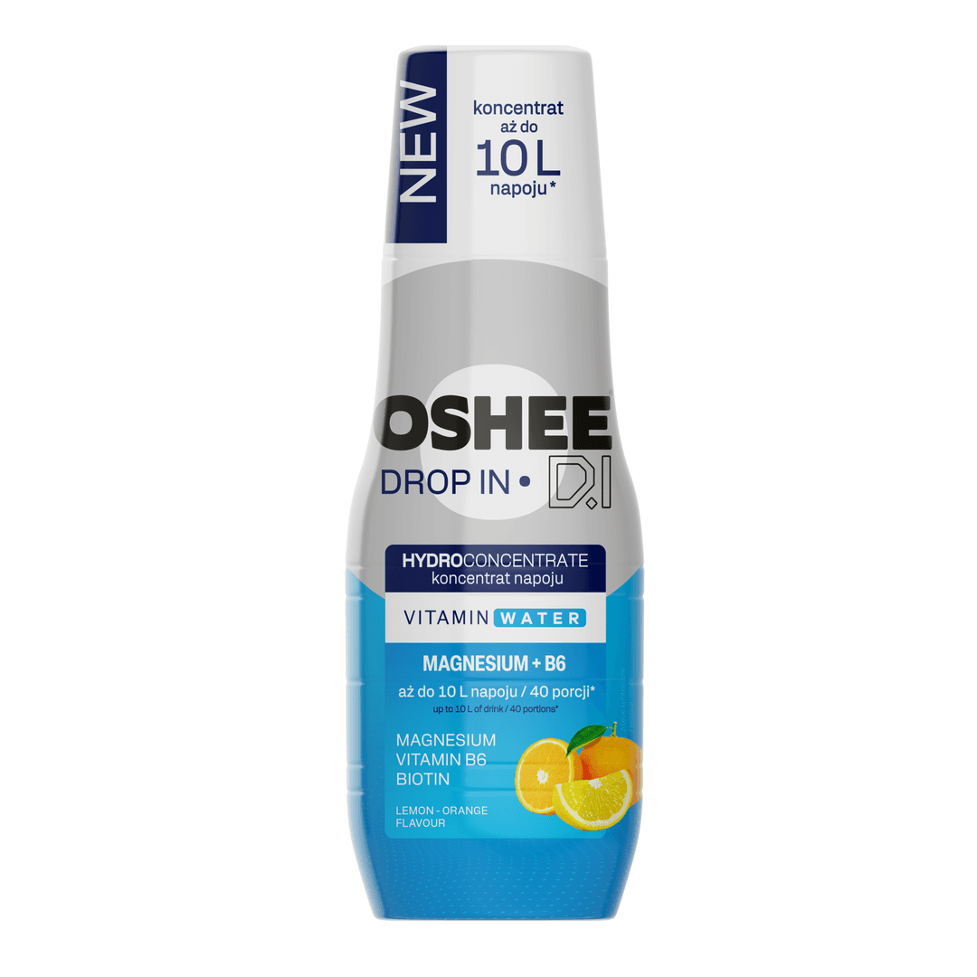 OSHEE DROP IN Koncentrat napoju o smaku cytrynowo-pomarańczowym 500 ml
