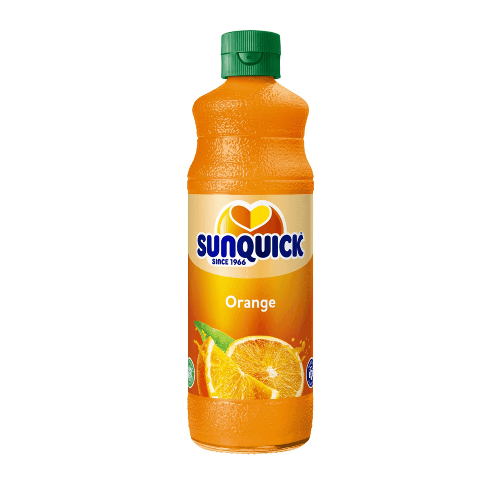SUNQUICK Koncentrat napoju do 7 litrów gotowego napoju o smaku pomarańczowym 700 ml