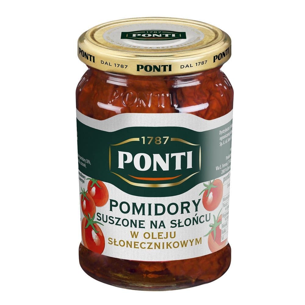 PONTI Pomidory suszone w oleju słonecznikowym 280 g