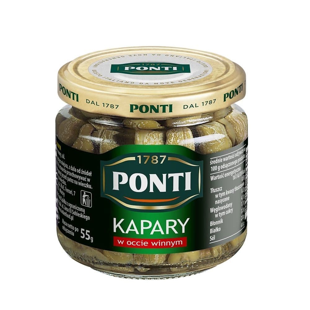 PONTI Kapary w occie winnym 95 g