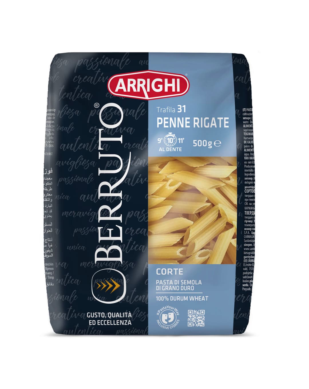 ARRIGHI Makaron penne rigate 500 g