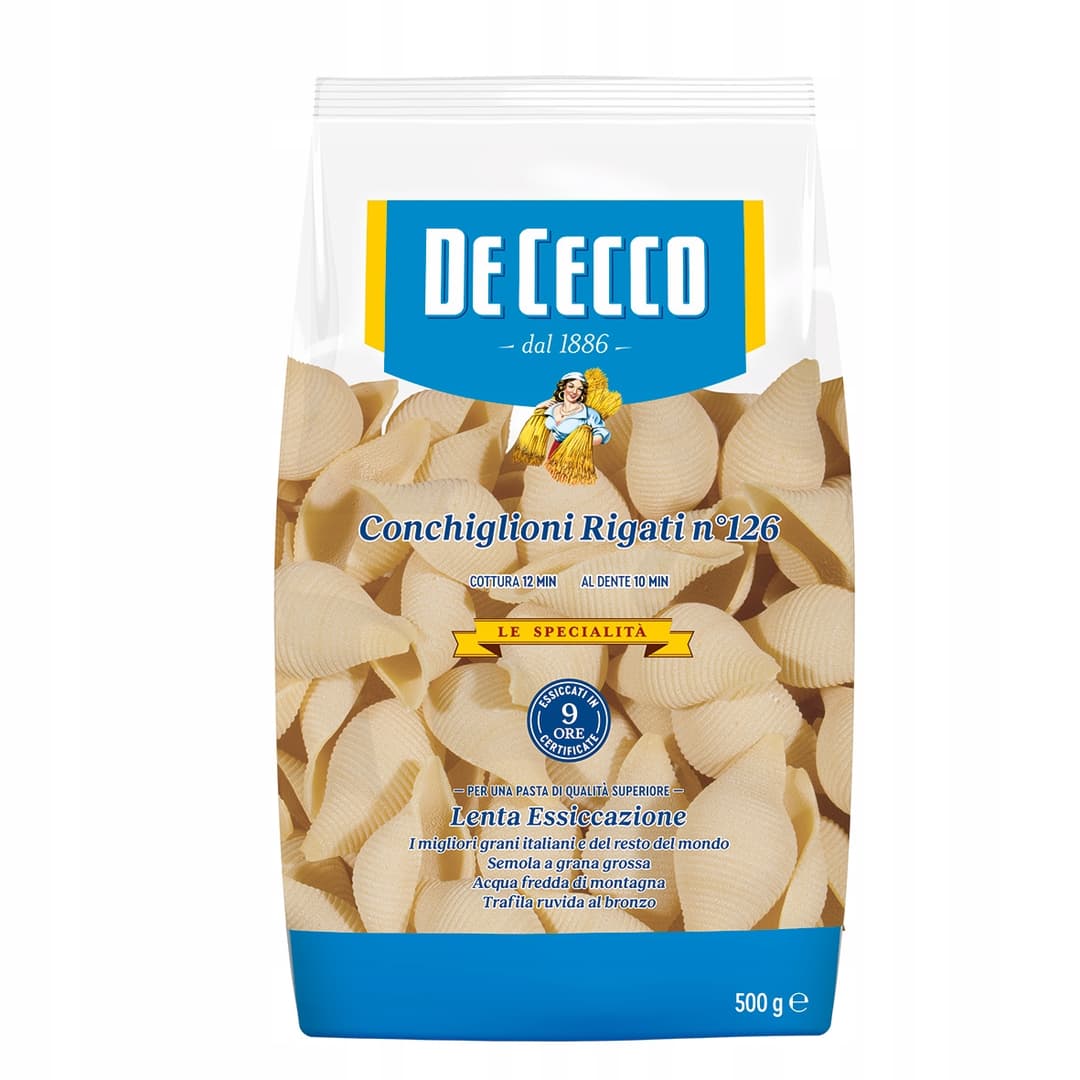 DE CECCO Makaron muszle duże 500 g