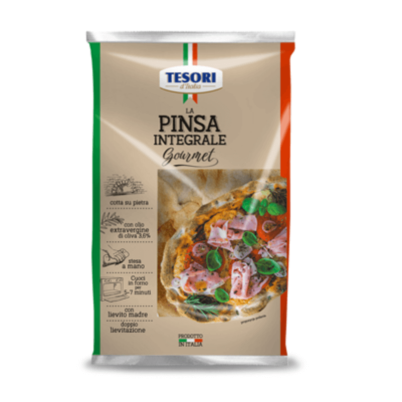 TESORI Pinsa pełnoziarnista gourmet z oliwą z oliwek 230 g