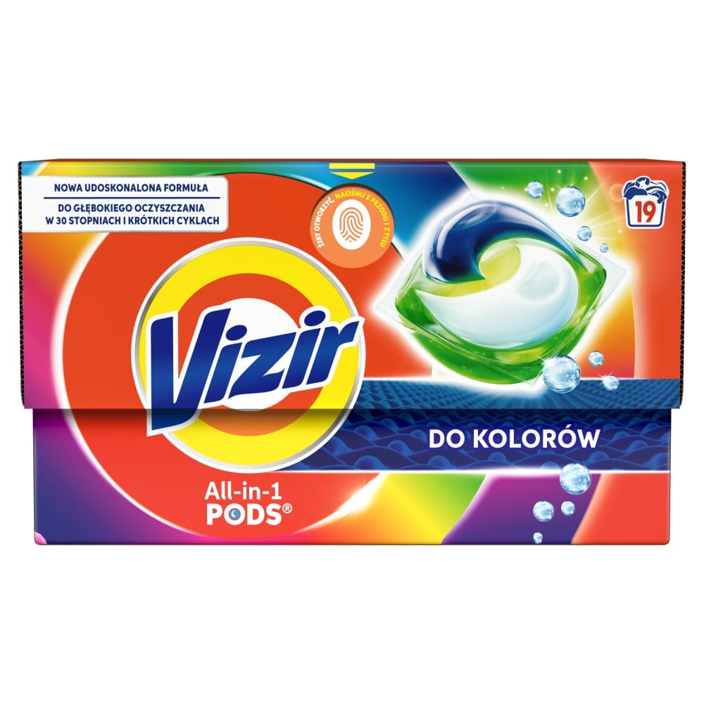 VIZIR ALLIN1 PODS Kapsułki do prania Color 19 szt.
