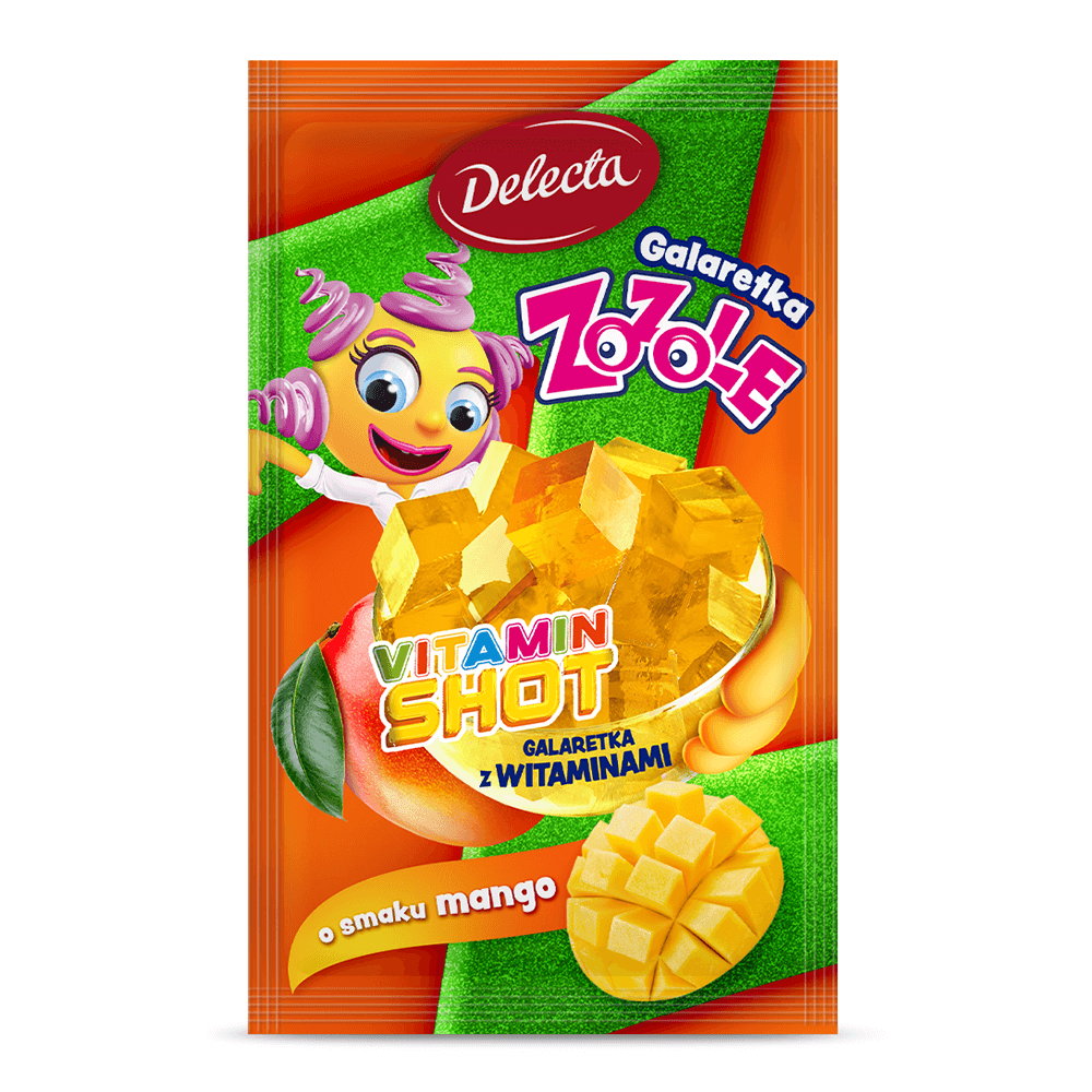 DELECTA VITAMIN SHOT Galaretka o smaku mango ZOZOLE 70 g