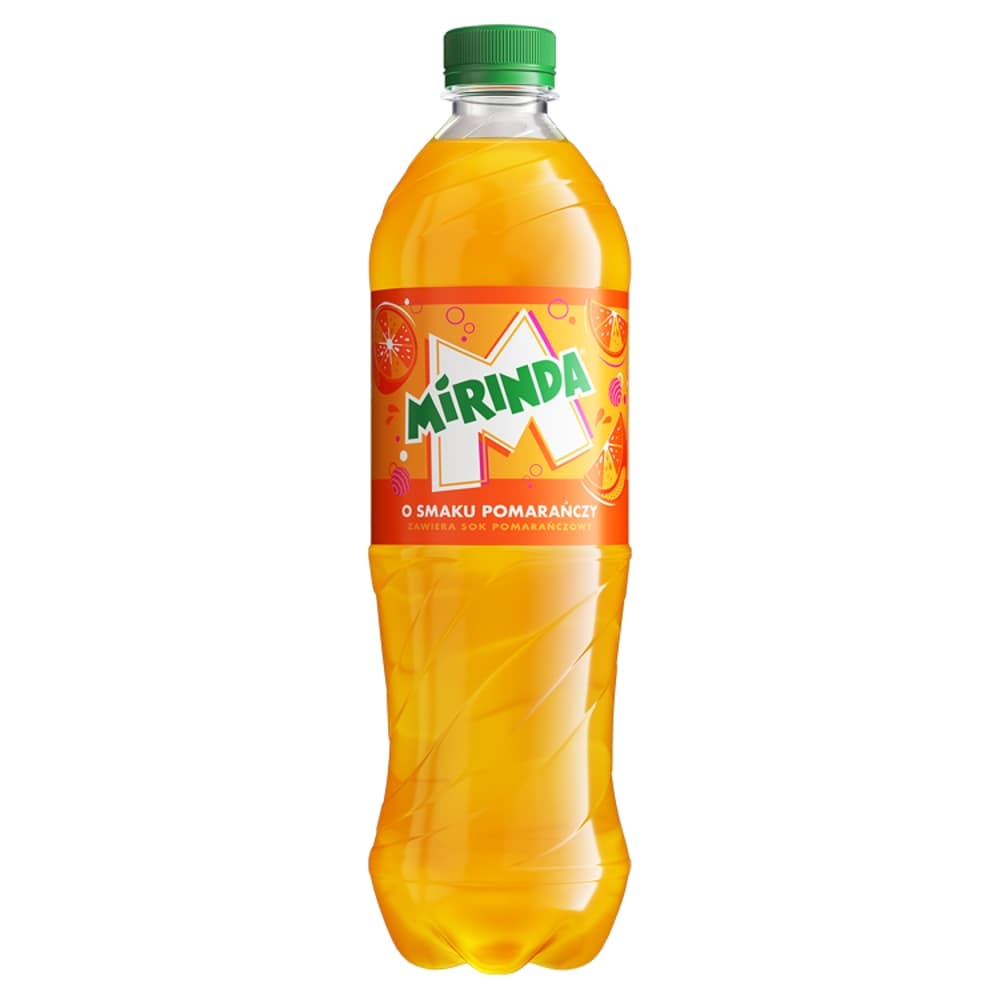 MIRINDA ORANGE Napój gazowany o smaku pomarańczowym 850 ml