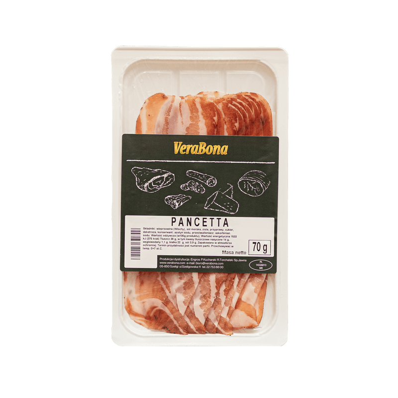 VERABONA Boczek dojrzewający Pancetta 70 g