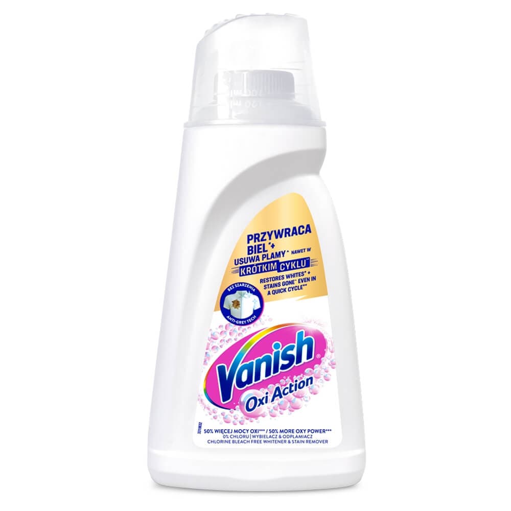 VANISH Odplamiacz do białych tkanin w żelu Oxi Action 1000 ml