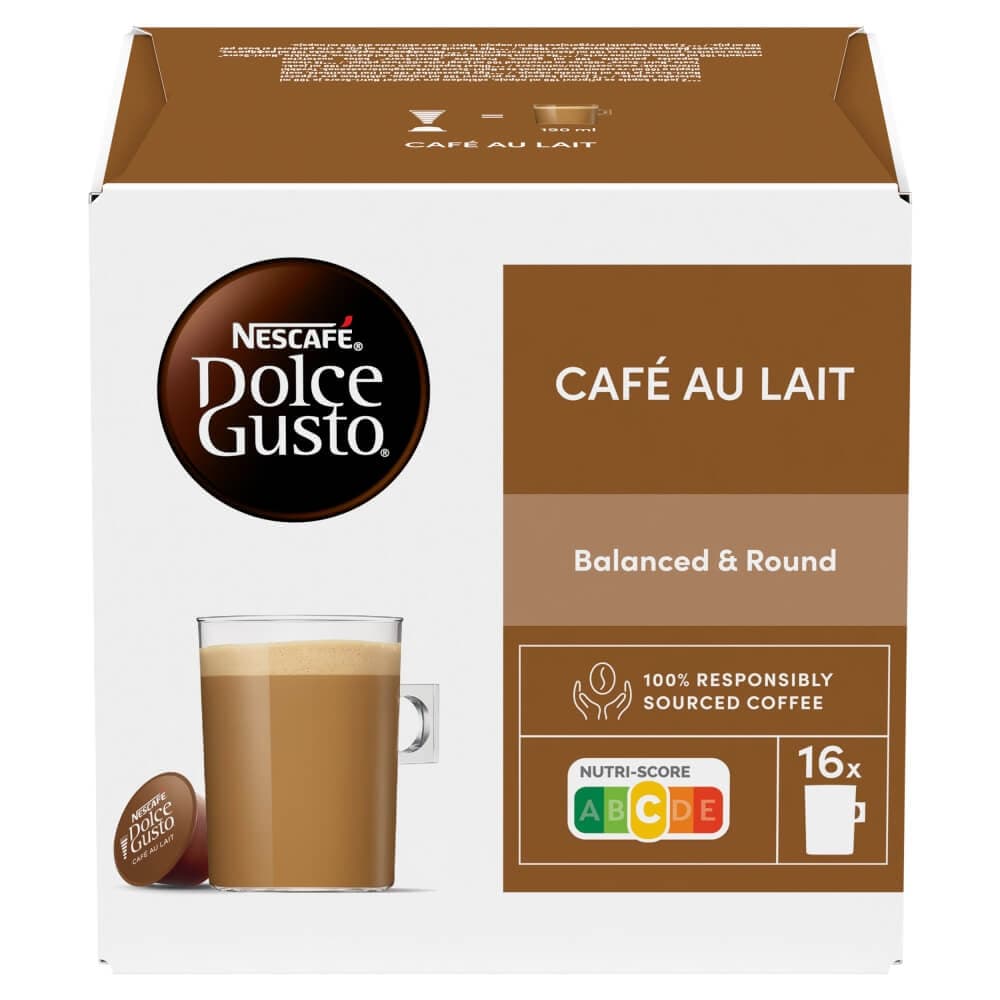 NESCAFE DOLCE GUSTO Kawa w kapsułkach Cafe au Lait 16 szt.