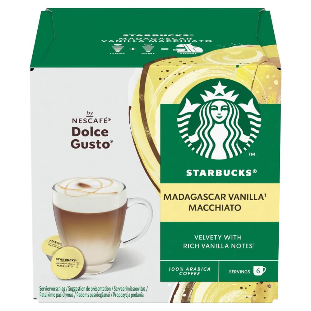 STARBUCKS NESCAFE DOLCE GUSTO Kawa w kapsułkach Vanilla Macchiato 12 szt.