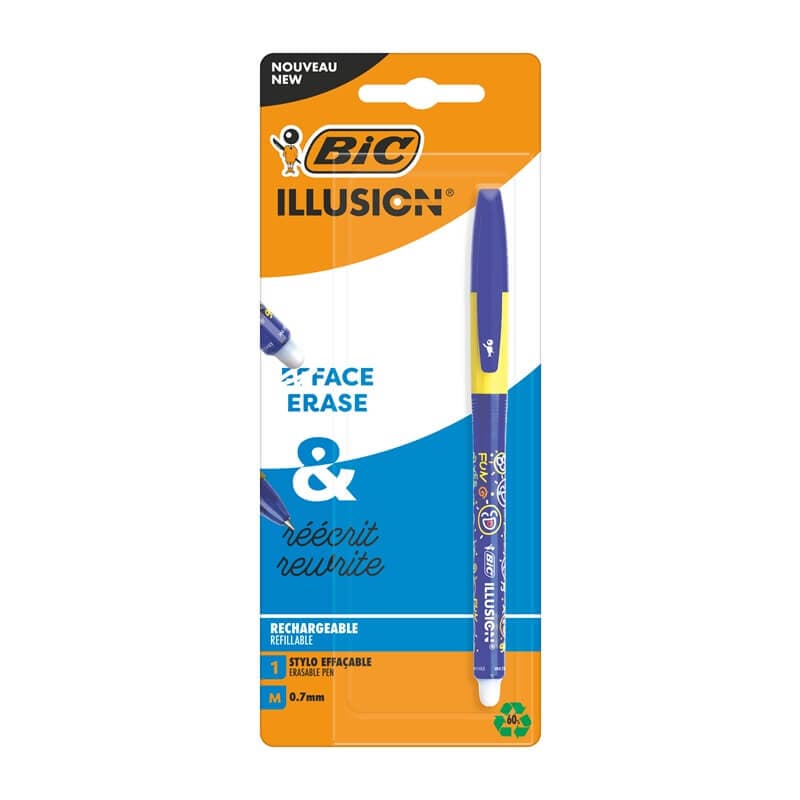 BIC ILLUSION Długopis wymazywalny niebieski 1 szt.