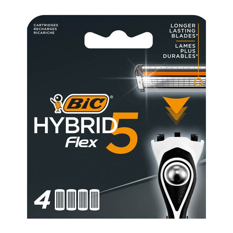 BIC FLEX 5 HYBRID Wkłady do maszynki do golenia 4 szt.