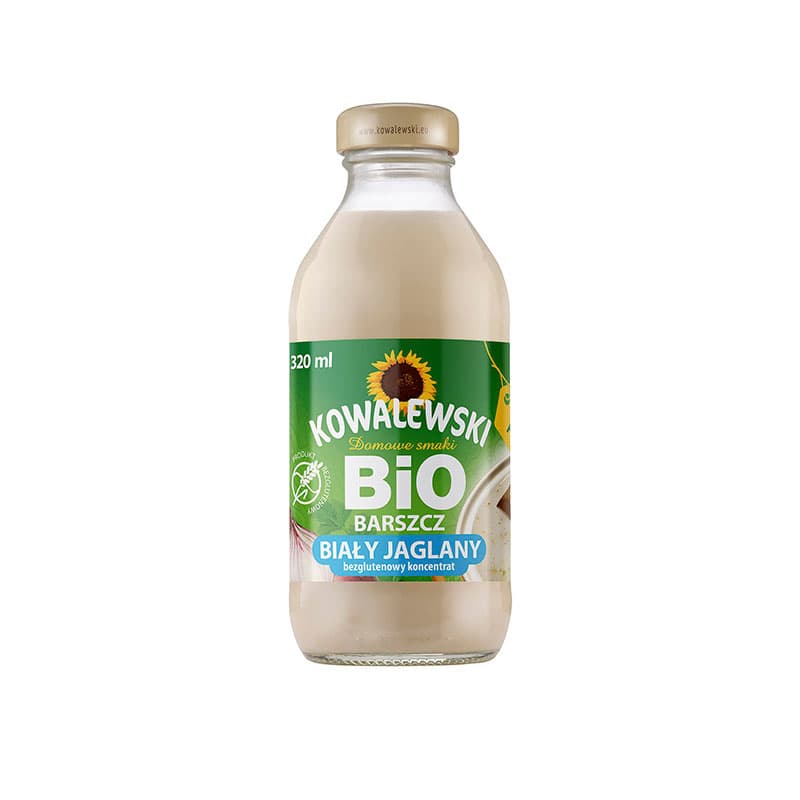 KOWALEWSKI Barszcz biały jaglany koncentrat bezglutenowy BIO 320 ml