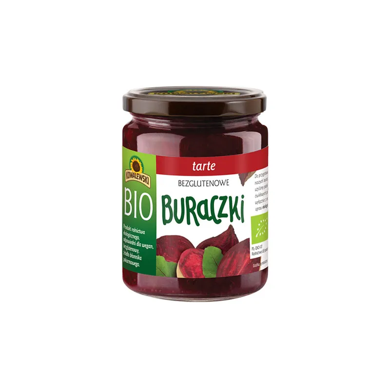 KOWALEWSKI Buraczki tarte bezglutenowe BIO 540 ml