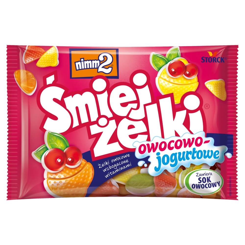 NIMM2 SMIEJŻELKI Żelki wzbogacone witaminami owocowo-jogurtowe 100 g