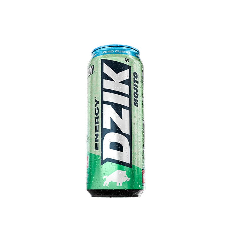 DZIK Energy drink o smaku Mojito bez cukru 500 ml