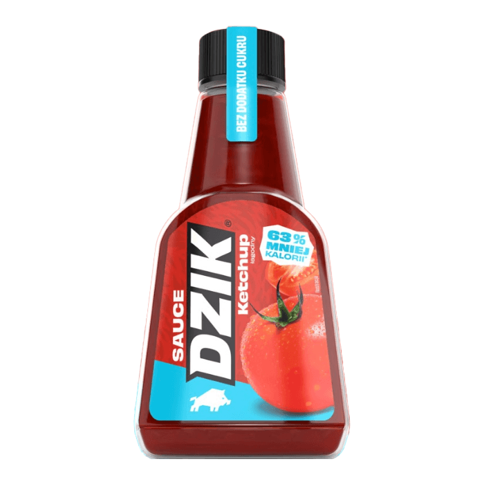 DZIK Ketchup o obniżonej zawartości cukru 430 g