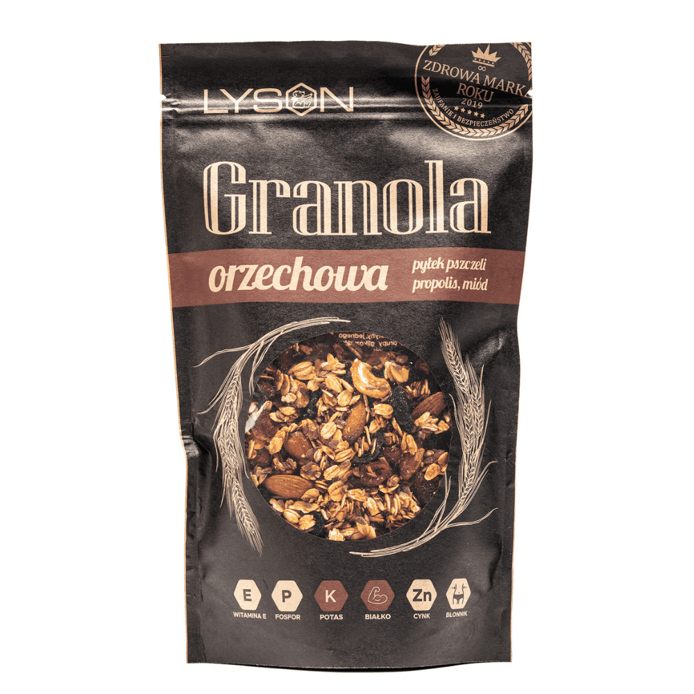 ŁYSOŃ Granola orzechowa 300 g