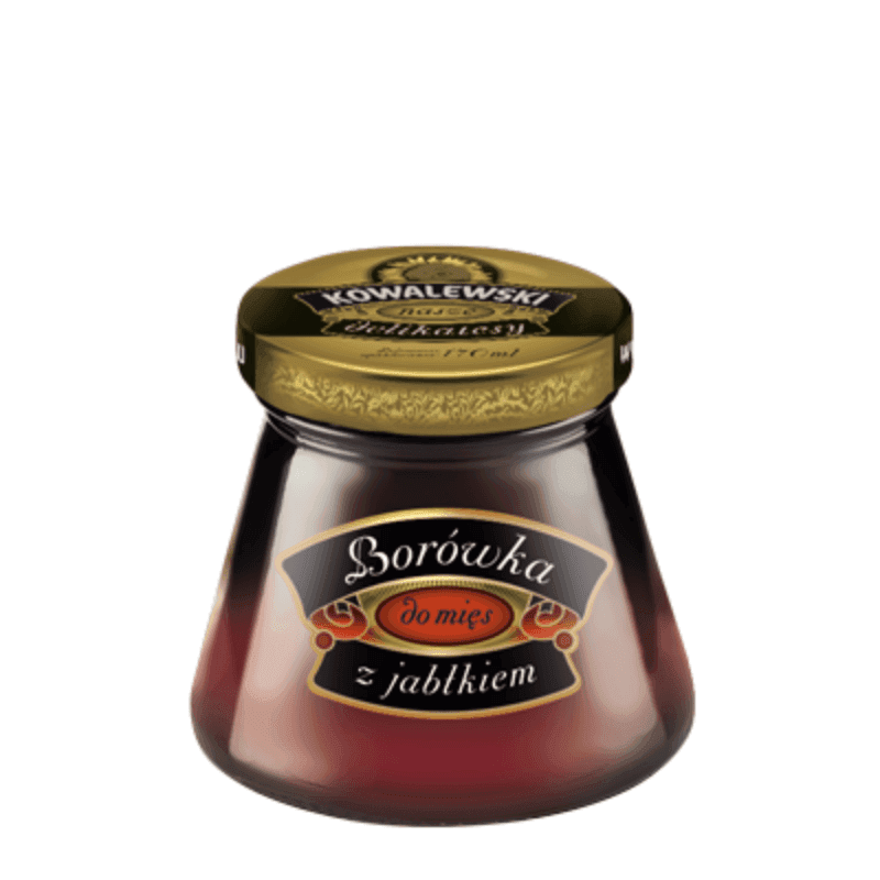 KOWALEWSKI Borówka z jabłkiem do mięs 170 ml