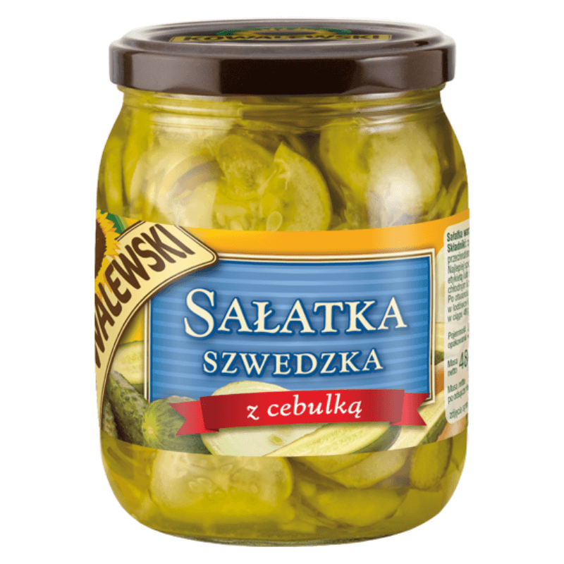 KOWALEWSKI Sałatka szwedzka z cebulką 540 ml