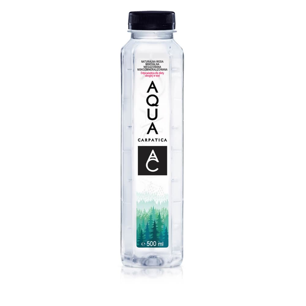 AQUA CARPATICA Woda mineralna niegazowana niskozmineralizowana 500 ml