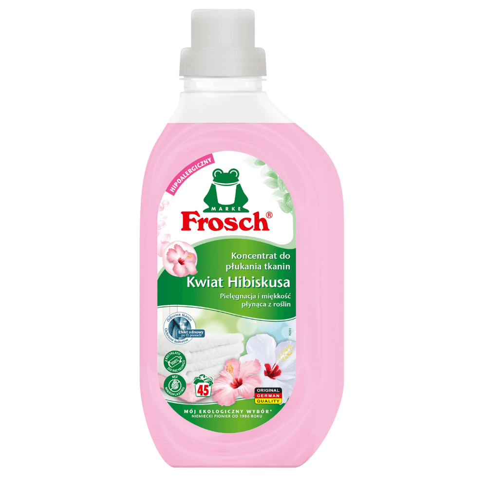 FROSCH Koncentrat do płukania tkanin kwiat hibiskusa 900 ml