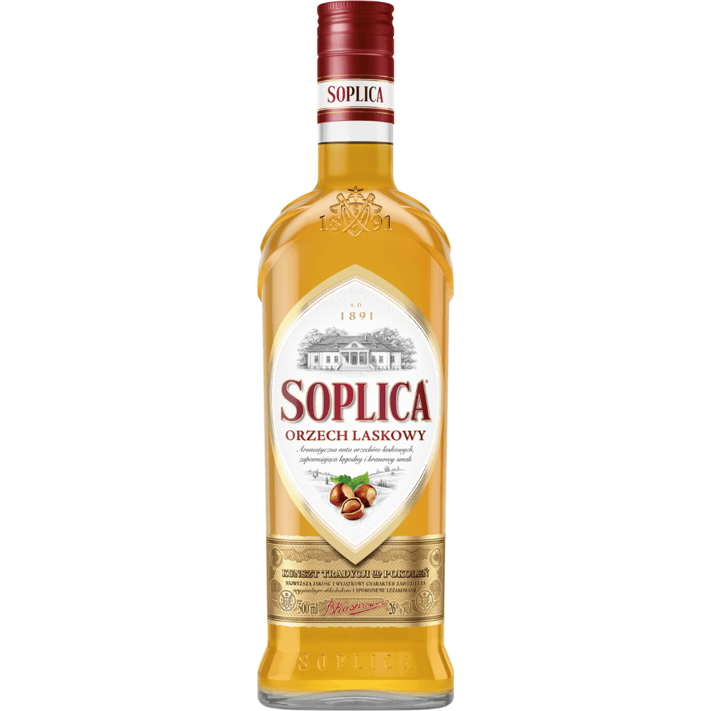 SOPLICA Nalewka orzech laskowy 26% 500 ml