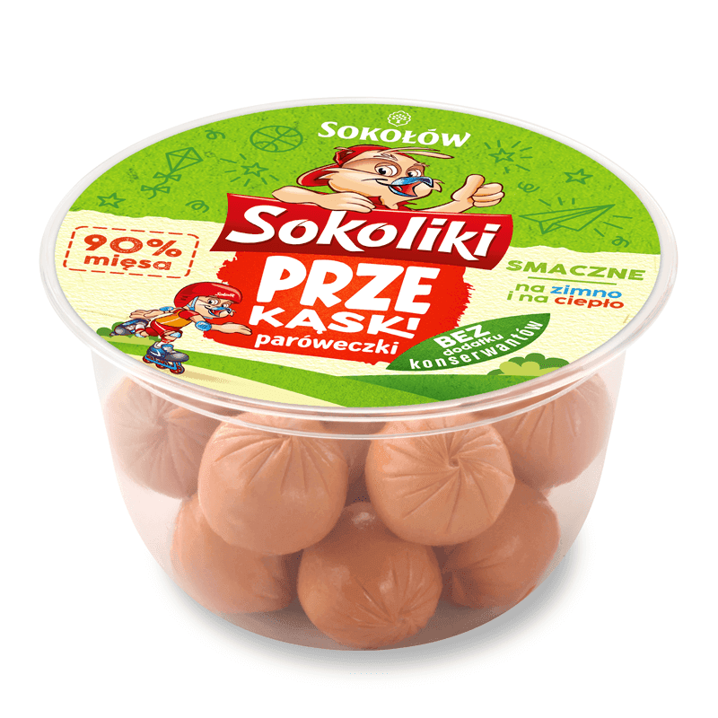 SOKOŁÓW SOKOLIKI Paróweczki 80 g