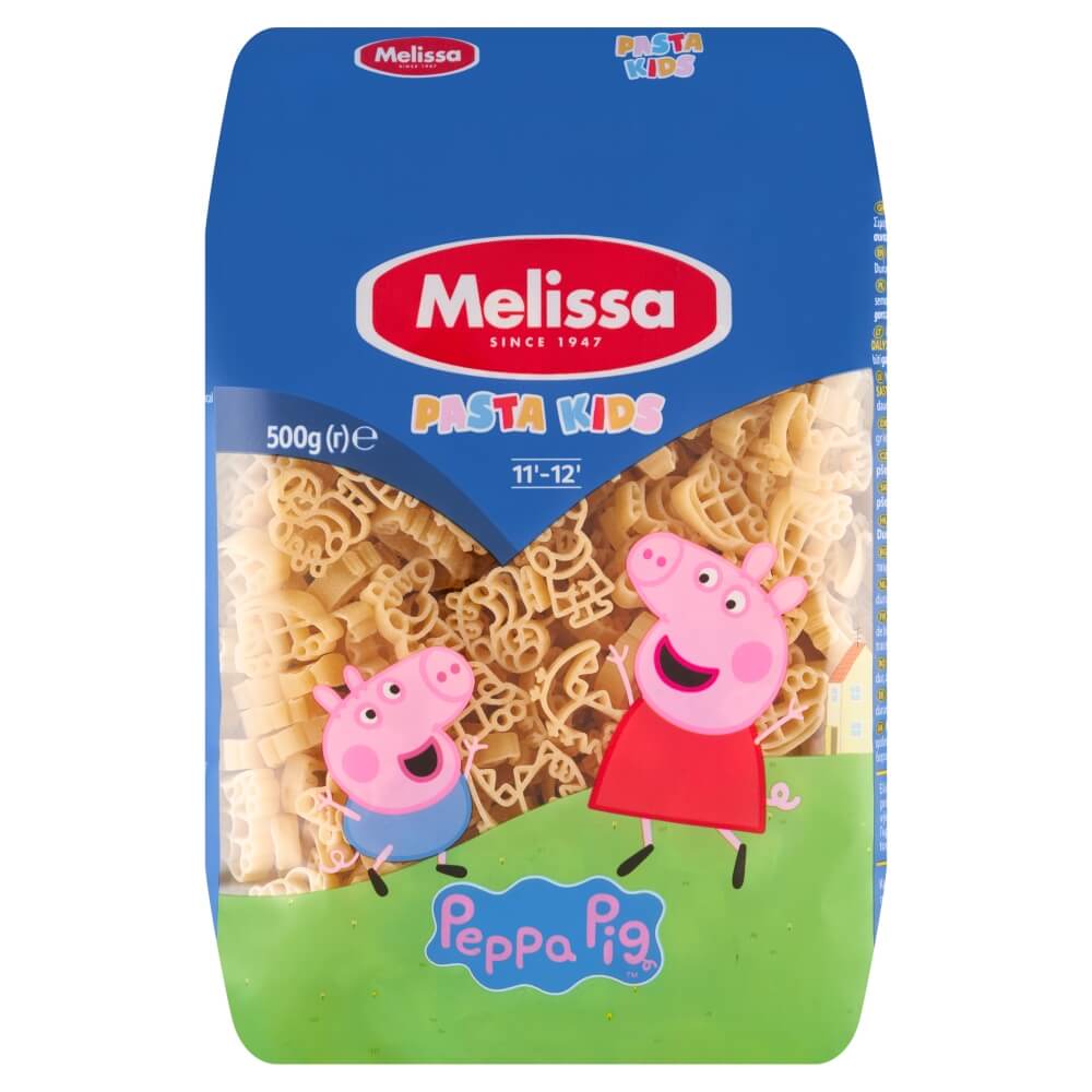 MELISSA PASTA KIDS Makaron Świnka Peppa 400 g