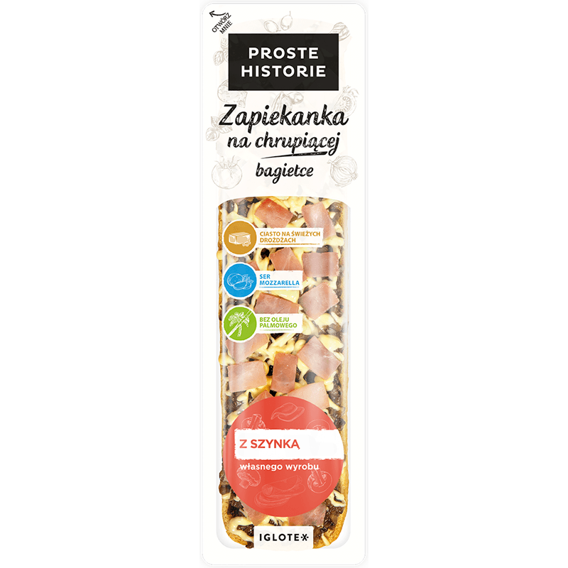 PROSTE HISTORIE Zapiekanka z szynką 270 g
