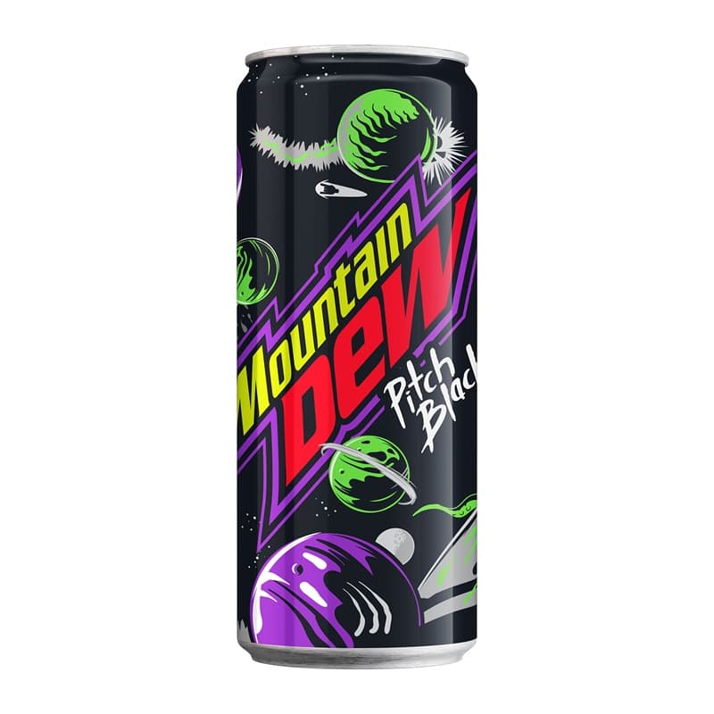 MOUNTAIN DEW Napój gazowany o smaku Pitch Black 330 ml