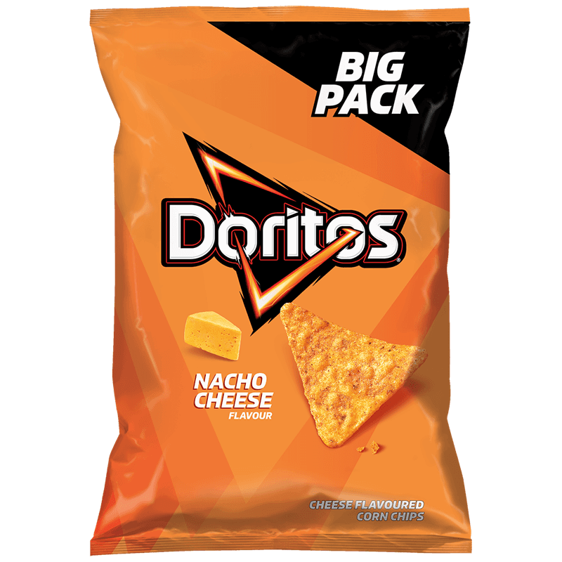 DORITOS Chipsy nachos kukurydziane o smaku serowym 180 g
