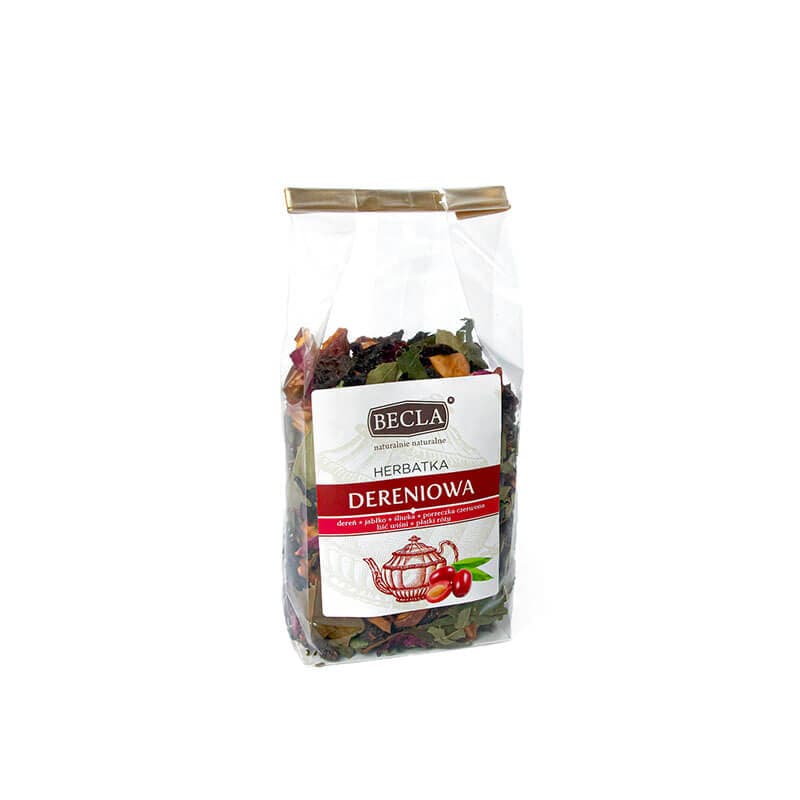 BECLA Herbata owocowa liściasta Dereniowa 100 g