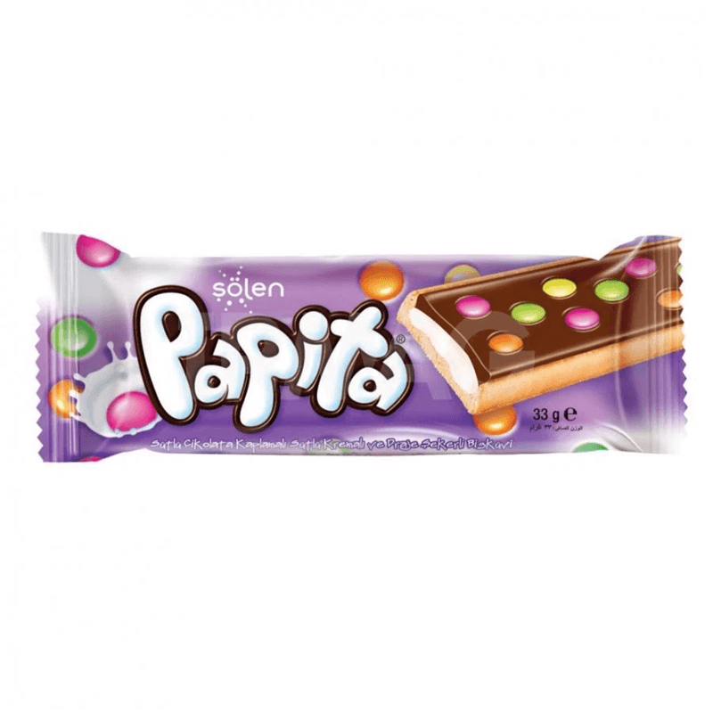 PAPITA Baton mleczny z drażami 33 g