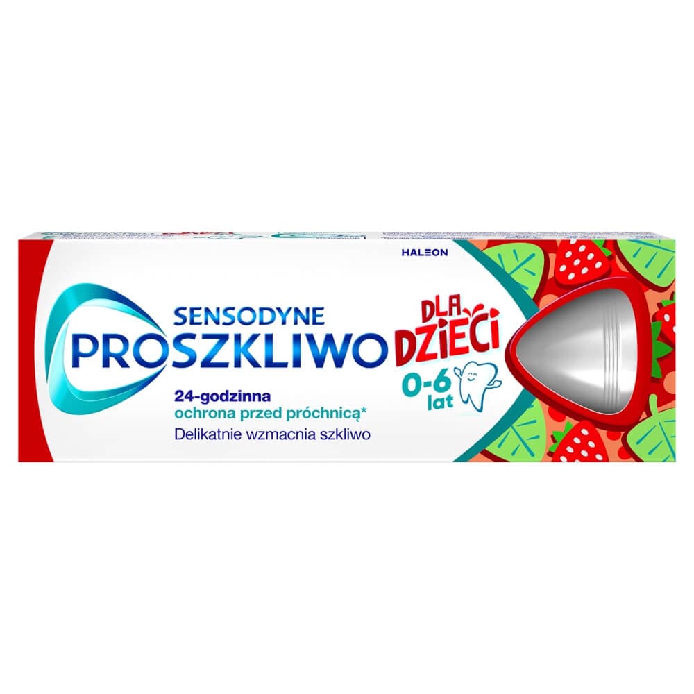 SENSODYNE PROSZKLIWO Pasta do zębów dla dzieci 0-6 lat 50 ml