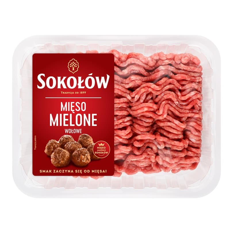 SOKOŁÓW Mięso mielone wołowe 400 g