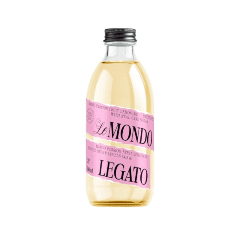 LE MONDO LEGATO Napój gazowany o smaku mango-marakuja 330 ml