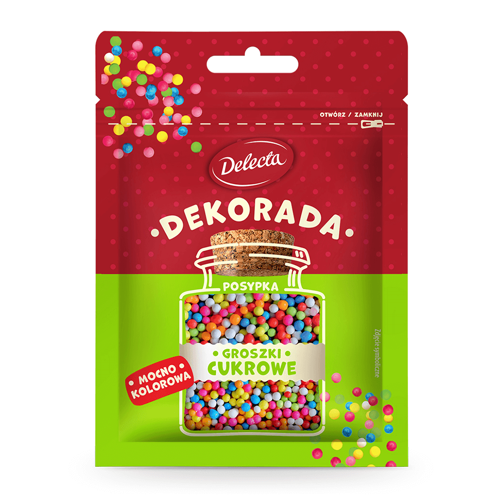 DELECTA Posypka Groszki cukrowe 35 g