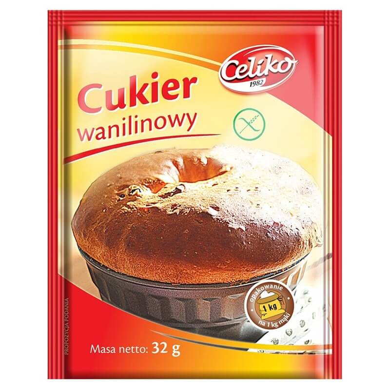 CELIKO Cukier wanilinowy bezglutenowy 32 g