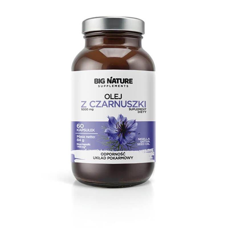 BIG NATURE Suplement diety Olej z czarnuszki 60 szt.