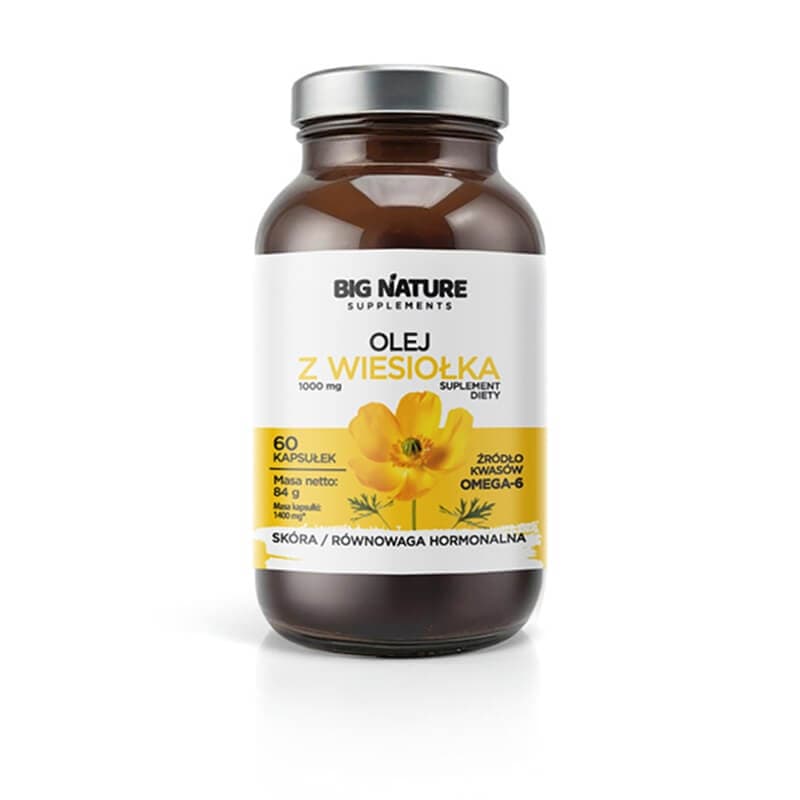 BIG NATURE Suplement diety Olej z wiesiołka 60 szt.