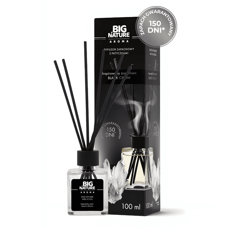 BIG NATURE Dyfuzor zapachowy o zapachu insprowanym Black Opium 100 ml