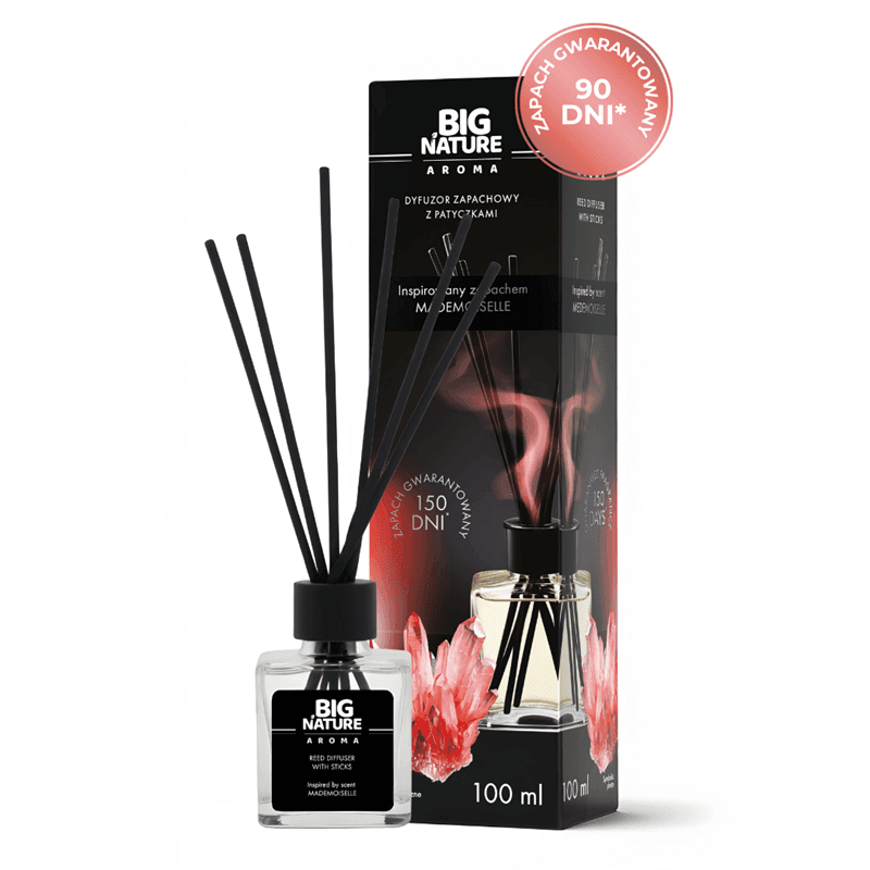 BIG NATURE Dyfuzor zapachowy o zapachu insprowanym Mademoiselle 100 ml