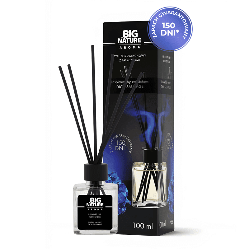 BIG NATURE Dyfuzor zapachowy o zapachu insprowanym Dior Sauvage 100 ml