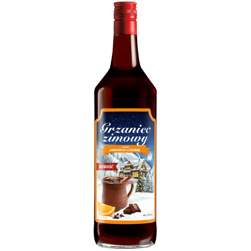 GRZANIEC ZIMOWY Grzaniec o smaku pomarańczowym z czekoladą 1000 ml